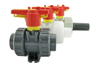 Flera kulventiler i plast